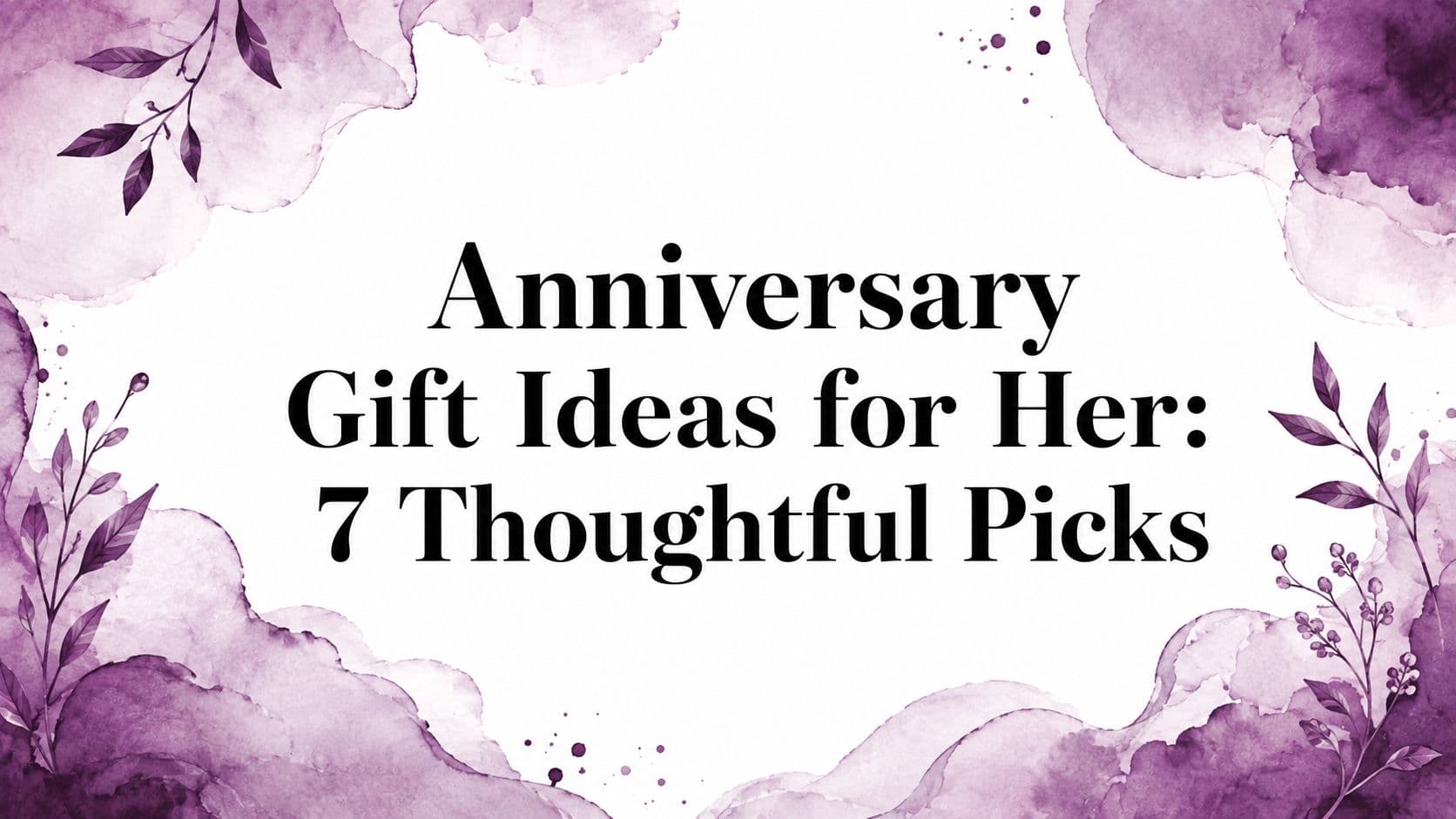Anniversary Gift Ideas for Her: 7 Thoughtful Picks